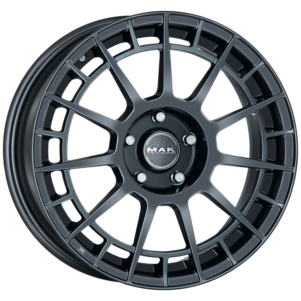 Immagine laterale cerchi in lega modello MAK NTT gloss gun metallic ant