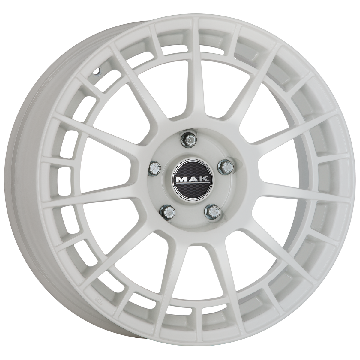 Immagine laterale cerchi in lega modello MAK NTT gloss white ant